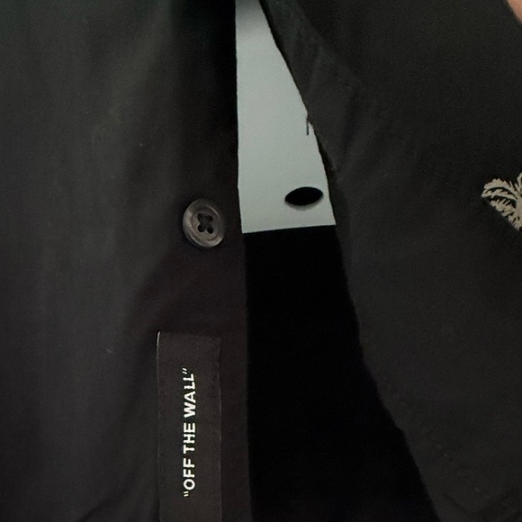 VANS Men’s Almost Paradise Off the Wall Resort Club Large Button Down Shirt - Picture 11 of 11